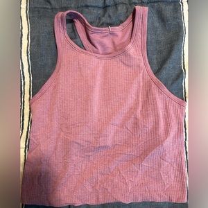 Lululemon Cropped Ebb to Street Racerback Tank